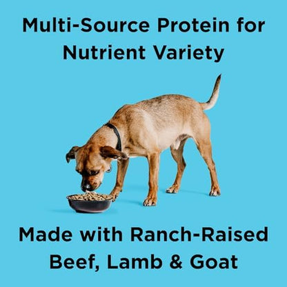 BIXBI Liberty Ancient Grains Dry Dog Food, Rancher’s Red Recipe – Fresh Meat, High Protein, Wholesome Grains – USA Made, 22 lbs