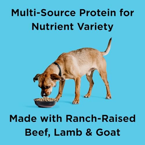 BIXBI Liberty Ancient Grains Dry Dog Food, Rancher’s Red Recipe – Fresh Meat, High Protein, Wholesome Grains – USA Made, 22 lbs