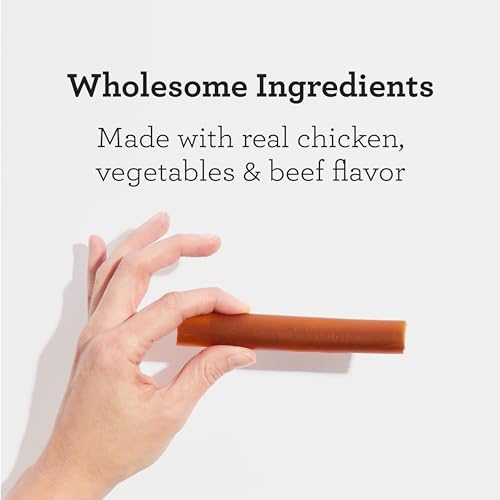 DreamBone DreamSticks Rawhide-Free Dog Treats With Real Protein, 15 Count