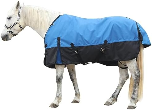 1200D Horse Blanket, 0g No-Fill Waterproof Turnout Rain Sheet