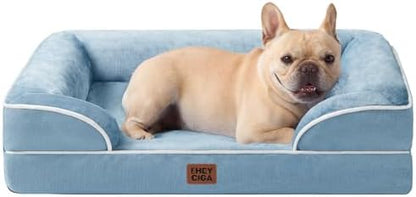 EHEYCIGA Orthopedic Dog Bed Medium Size Dog, Waterproof Washable Pet Beds