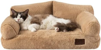 Hollypet Small Dog Large Cat Bed Puppy Couch Beds for Pets up to 25 lbs