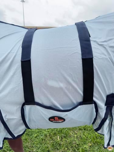 HILASON Horse Fly Sheet Breathable Mesh UV Protection Mosquito Bug Summer