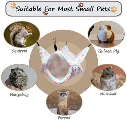Guinea Pig Hammock for Cage 13.3X13.3,Sugar Glider Hammock,Reusable
