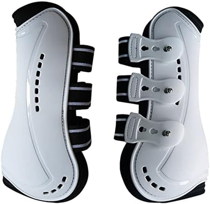 Horse Boots Open Front Jumping Tendon Sport Boots, Secure Leg Protection, Classic Equine Supplies