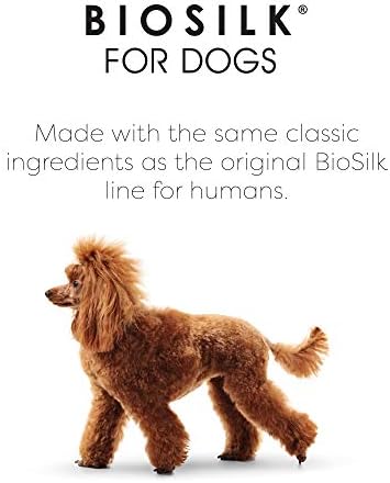 BioSilk for Dogs Silk Therapy Shampoo, with Coconut Oil, 12 Fl Oz