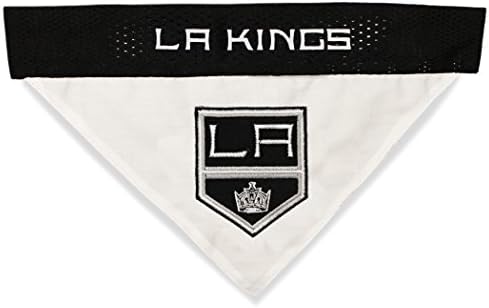NHL Los Angeles Kings Bandana for Dogs & Cats, Small/Medium. - Cute & Stylish Bandana! The Perfect Hockey Fan Scarf Bandana, Great for Birthdays Or Any Party!