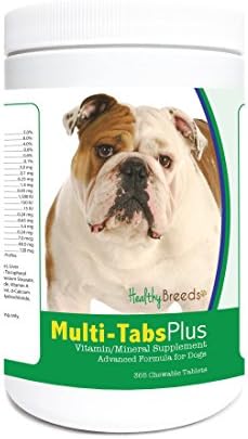 Healthy Breeds Bulldog Multi-Tabs Plus Chewable Tablets 365 Count