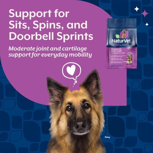 NaturVet Level 2 Joint Supplement Scoopable Dog Food Topper - 11oz