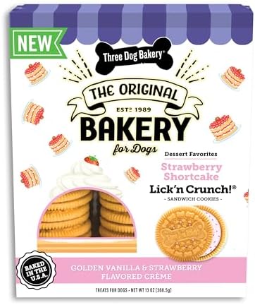 Three Dog Bakery Lick'n Crunch! Dog Treats - 13 oz