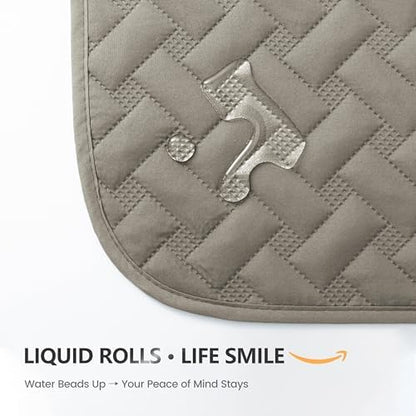 gogobunny Waterproof Dog Bed Cover Pet Blanket for Furniture Bed Couch Sofa Reversible (Dark Stone/Light Stone, 68x82 Inch (Pack of 1))