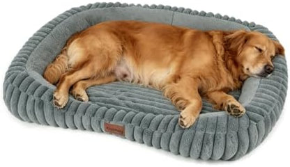 Orthopedic Dog Bed, Memory Foam Bolster Bed for Small Dogs