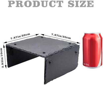 Bearded Dragon Tank Accessories, Slate Rocks for Reptiles, Bearded Dragon Basking Platform, Habitat Hide for Bearded Dragons, Tortoise, Gecko, Snake and Other Reptile & Amphibian