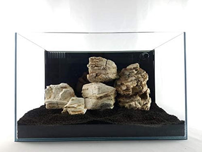 Lifegard Aquatics Aquascaping Crema Pagoda Rock Kit – Decorative Aquarium Rocks, Fish Tanks – 10 Gallon Kits