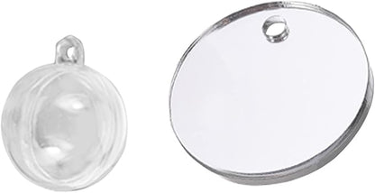 Floating Betta Exercise Mirror for Fish Tank, 5cm/6cm/7cm Round Mirror Special for Betta Fitness