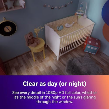 Roku New Indoor Camera 2024 - Home Security - 16-Pack - Wired Security Camera & Pet Monitor with 1080p HD Color Night Vision, Compatible with Alexa & Google, Motion & Sound Detection, WDR & WiFi 6