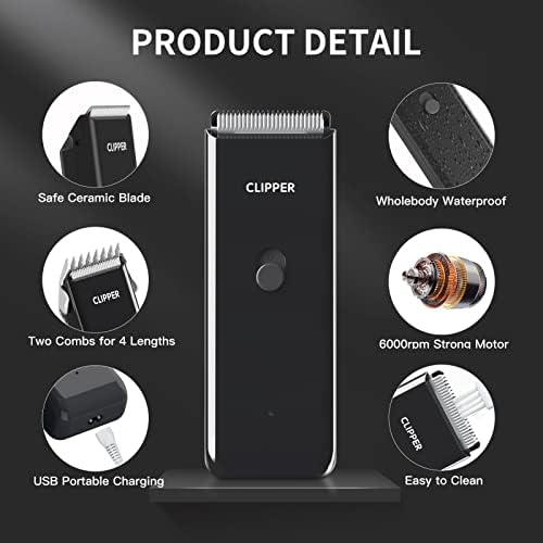Home Professional Dog Grooming Kit Clipper Low Noise USB Rechargeable for Dog Cat