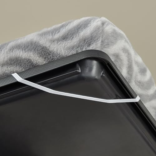 MidWest Homes for Pets QuiteTime Deluxe Wave Bolster Bed for Small Dogs; Easily Machine Wash and Dry; Gray; 22"; 40222-WVGY