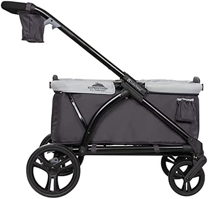 Baby Trend Expedition 2-in-1 Push/Pull Wagon with Canopy, Liberty Midnight