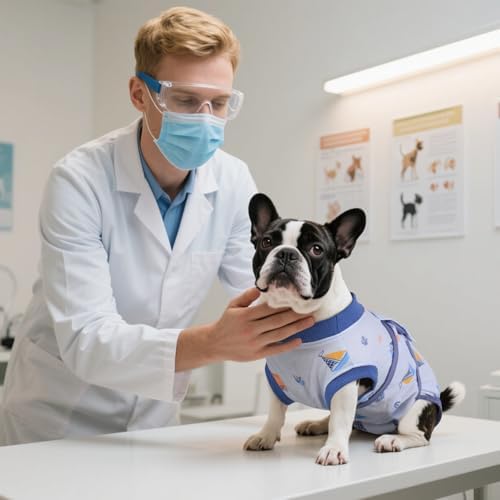Kuoser Recovery Suit for Dogs Cats, Soft Dog Surgery Suit Female Male Spay