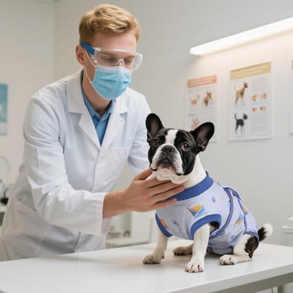Kuoser Recovery Suit for Dogs Cats, Soft Dog Surgery Suit Female Male Spay