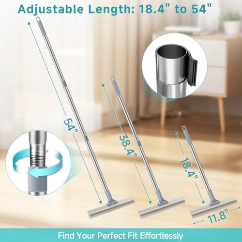 Carpet Rake for Pet Hair Removal Tool, Reusable Pet Hair Remover Broom