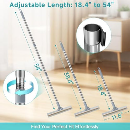 Carpet Rake for Pet Hair Removal Tool, Reusable Pet Hair Remover Broom