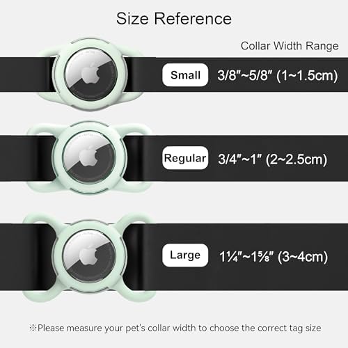 Waterproof AirTag Holder for Dog Collar, Soft Slide-On Dog AirTag Holder