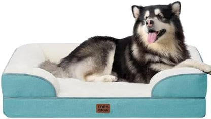 EHEYCIGA Orthopedic XXL Dog Bed, Waterproof Washable XL Big Pet Bed 52"