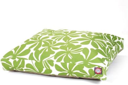 Majestic Pet Rectangular Dog Bed, Medium, 36x29x4 in, Washable, Sage
