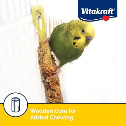 Vitakraft Crunch Sticks for Parakeets, Variety Pack, 2.4 oz | Pack of 2