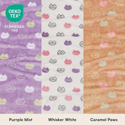 Luciphia 3 Pack Soft Fleece Dog Blankets for Medium Dogs Puppy Cats,30"x20"