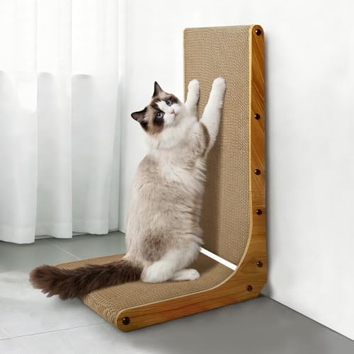 Cat Scratcher, L-Shaped Cat Scratching Pad, 23 Inch, Small