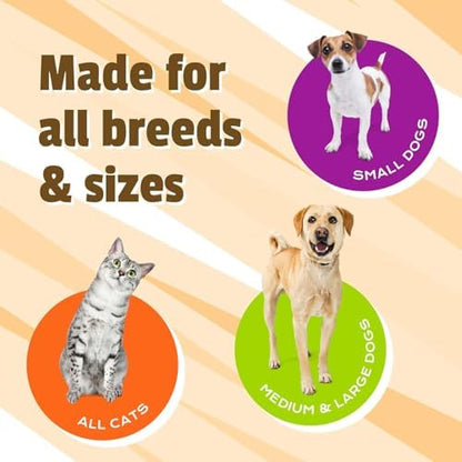 Pet Naturals Hip and Joint Supplement with Glucosamine, Green-Lipped Mussel, and Chondroitin for Dogs and Cats, Duck Flavor, 160 Chews