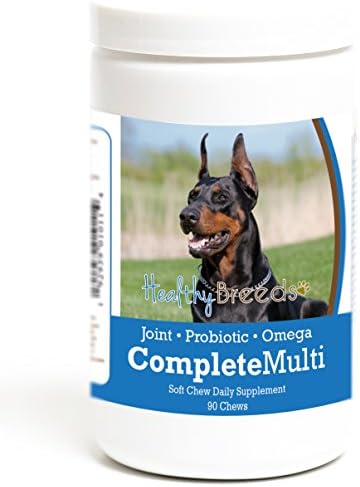 Healthy Breeds Doberman Pinscher All in One Multivitamin Soft Chew 90 Count