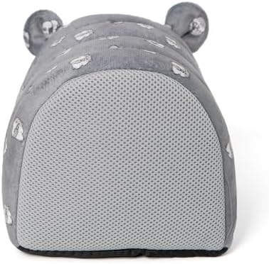 Hedgehog Bed Cave Hideout Hedgehog House Hedgehog Accessories, Hamster Small Animals Cage Supplies Warm House (Grey)