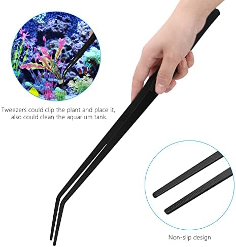 15" Aquarium Aquascape Tools Kit 4P Stainless Steel Aquascaping Set