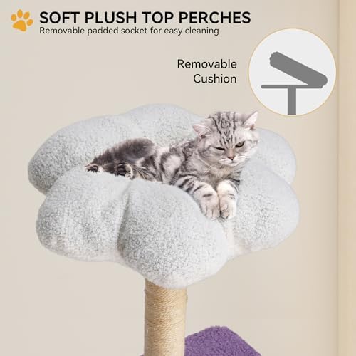 YITAHOME 48.4 Inch Flower Cat Tree