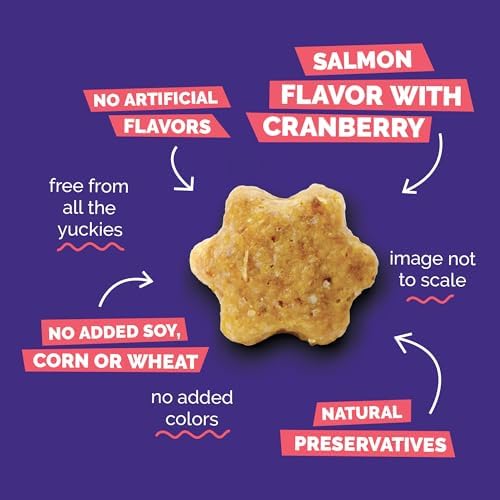 Fruitables Crunchy Cat Treats, Healthy Cat Treat, Salmon & Cranberry, 30oz