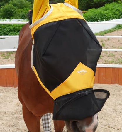 Horse Fly Mask for Horses with Ears and Nose Cover