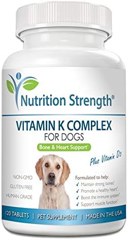 Vitamin K for Dogs | K1 & K2 (MK4 + MK7) + Vitamin D3