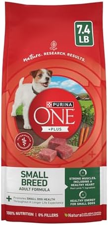 Purina ONE Plus Small Breed Lamb and Rice Formula Dry Dog Food - 7.4 lb. Bag