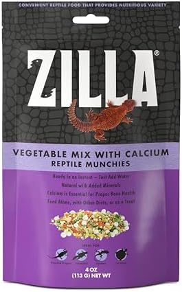Zilla Reptile Munchies Vegetable and Fruit Mix, 4 Oz