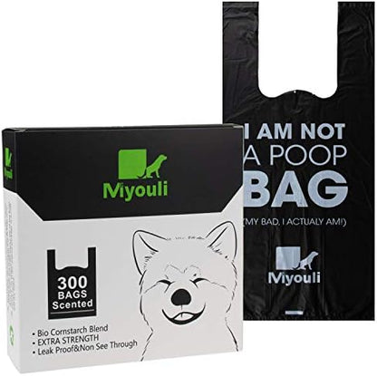 300 Counts Extra Thick Dog Poop Bags With Handles
