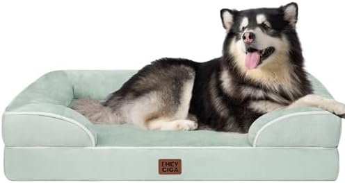 EHEYCIGA Orthopedic XXL Dog Bed, Waterproof Washable XL Big Pet Bed 52"