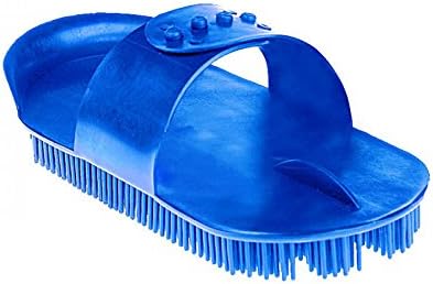 HORZE Plastic Curry Comb - Blue - One Size