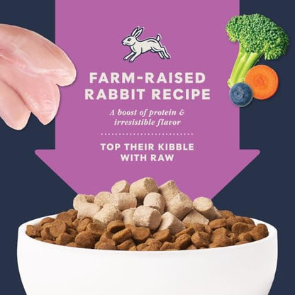 Instinct Freeze Dried Mixers, Cat Food Toppers, Rabbit, 6 oz. Bag