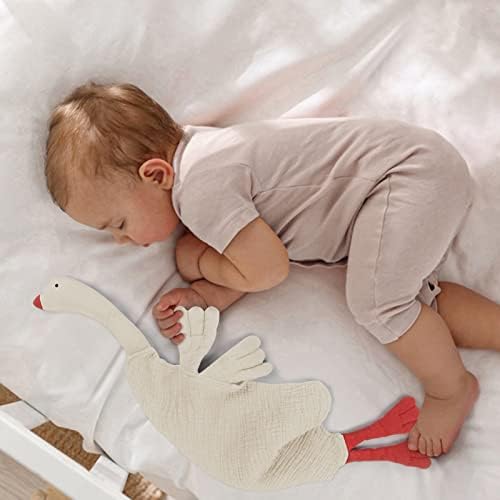 lulumoon Goose Baby Security Blanket: Skin-Friendly Muslin Snuggle Lovey