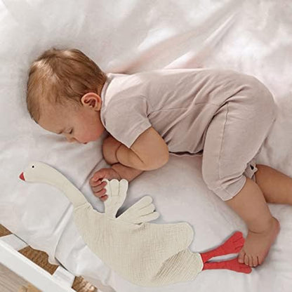 lulumoon Goose Baby Security Blanket: Skin-Friendly Muslin Snuggle Lovey