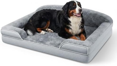 Orthopedic Dog Bed for Giant&Multiple Dogs, 53x42 XXXL Extra Large Dog Bed